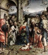 FRANCIA, Francesco, Adoration of the Child sdgh